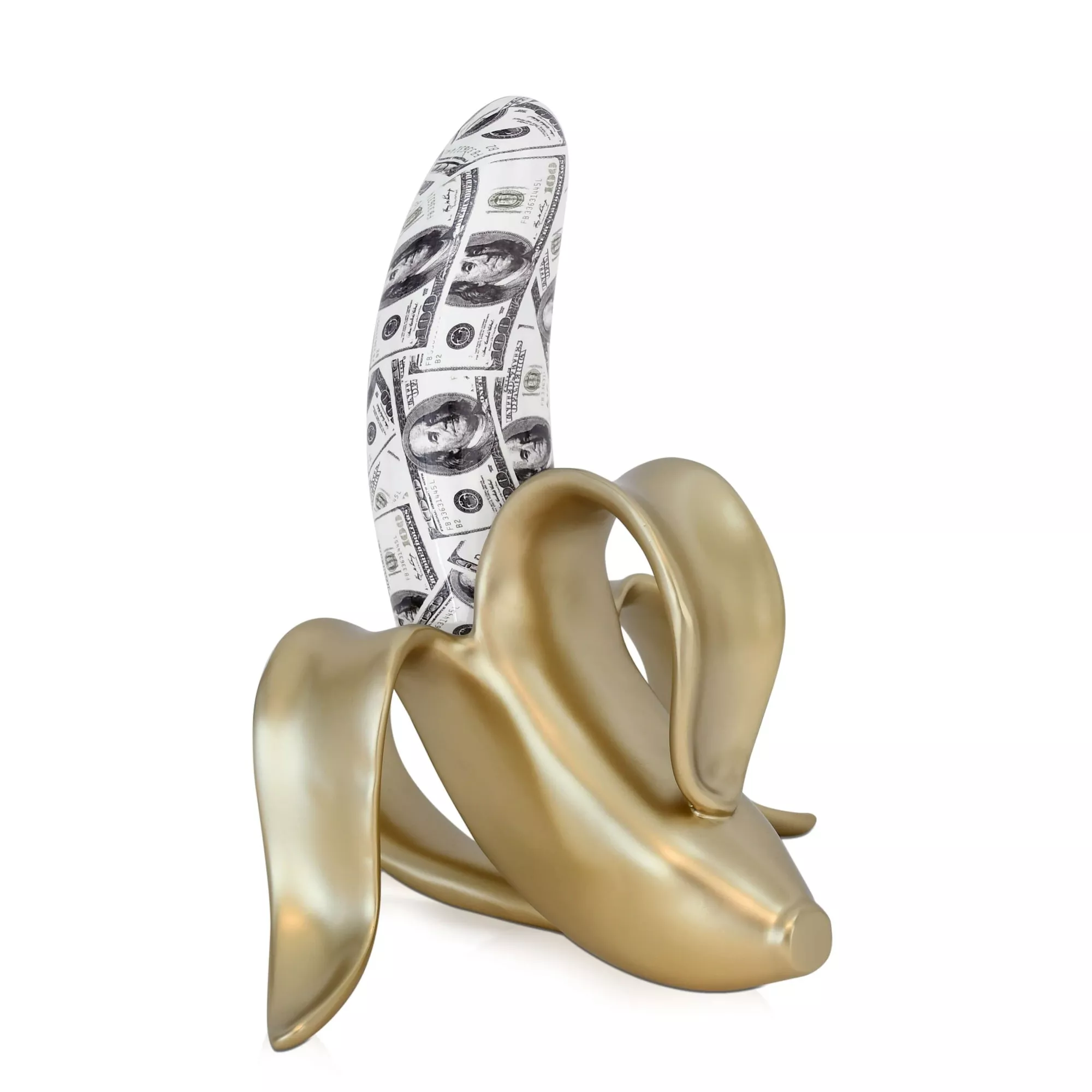 Sculpture en résine 'Banane'