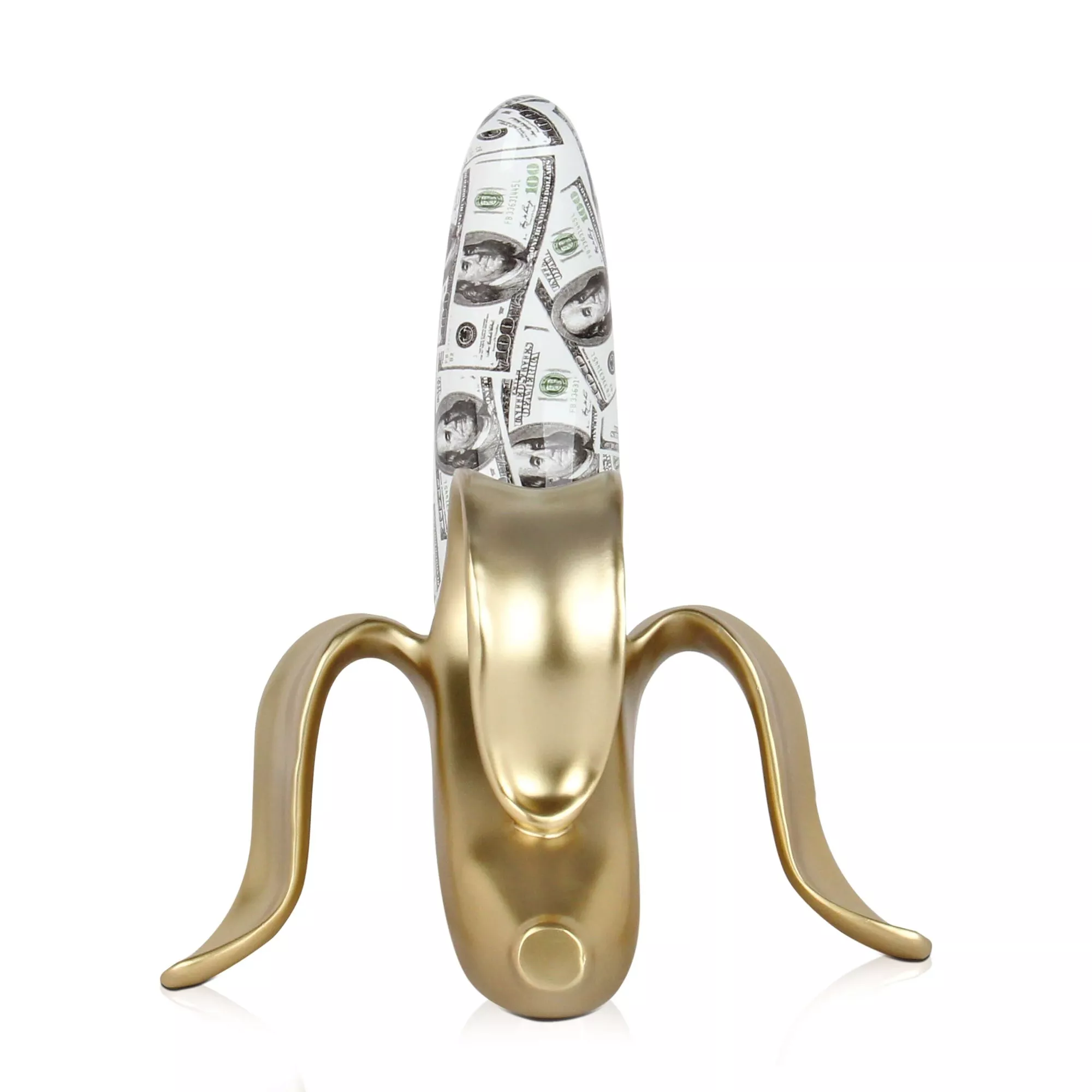 Sculpture en résine 'Banane'