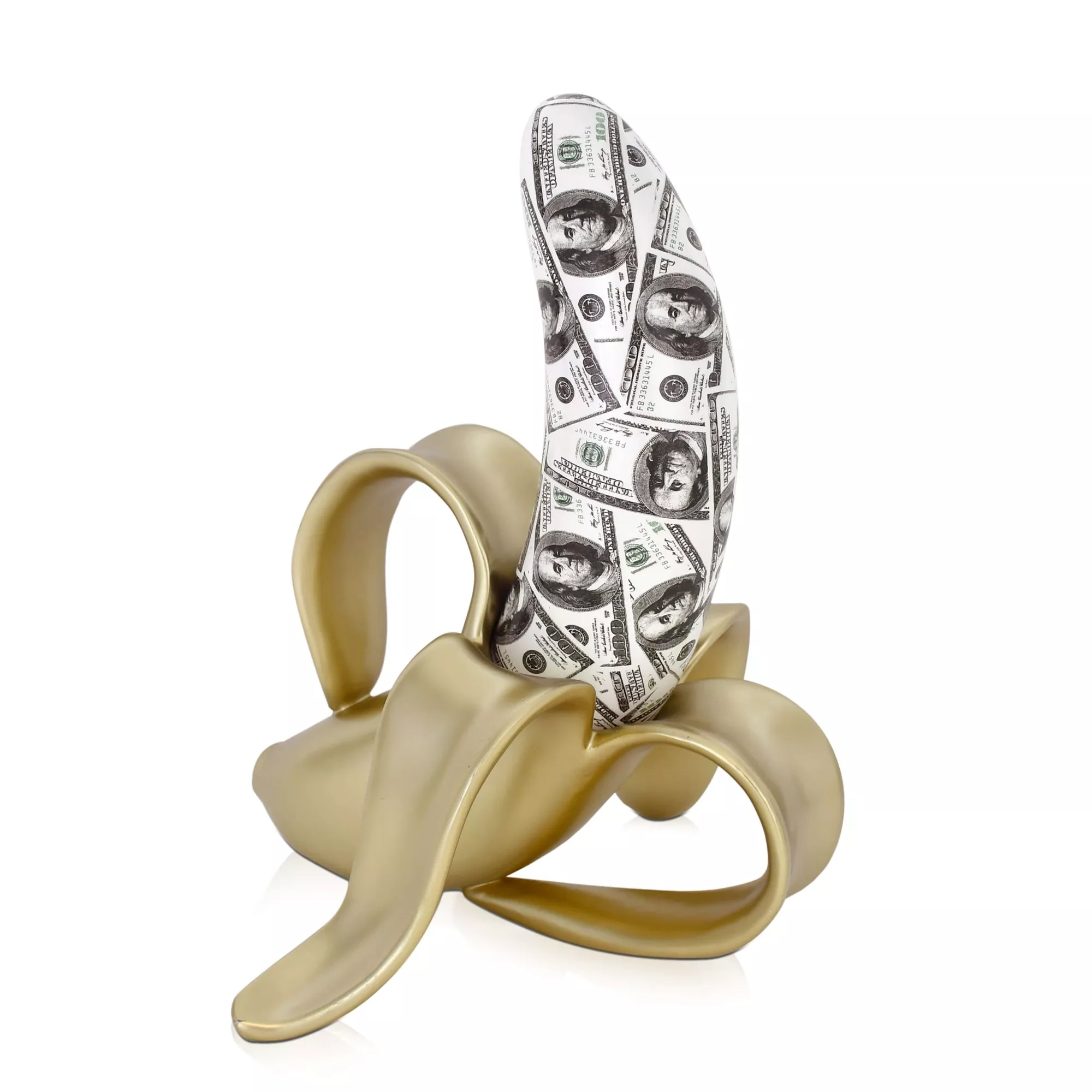 Sculpture en résine 'Banane'